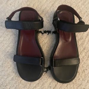 STAUD LIZ SANDAL BLACK SIZE 38